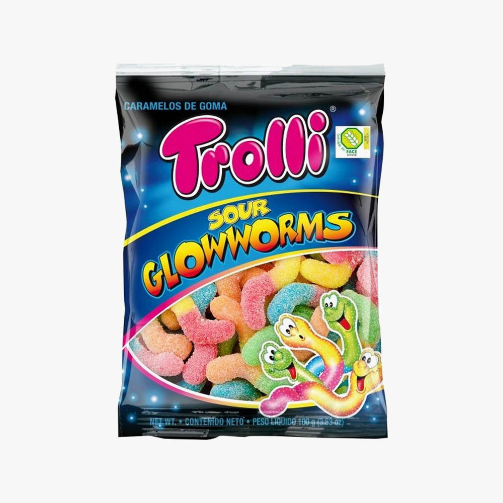 Trolli Sour Glow Worms 200g