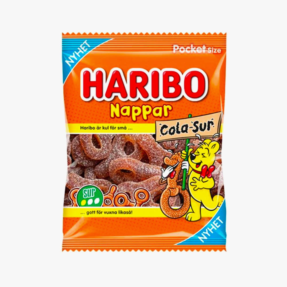 Haribo Nappar Cola Sur 70g
