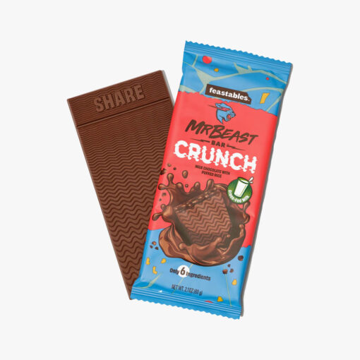 Mr Beast Bar Crunch Chocolate 60g