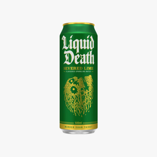 Liquid Death Sparkling Water Severed Lime 500ml