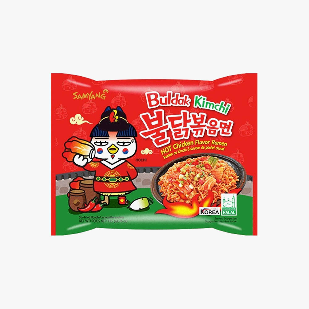 Samyang Buldak Hot Chicken Ramen Kimchi 135g