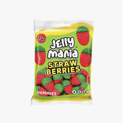 Jelly Mania Strawberries Sweet 100g