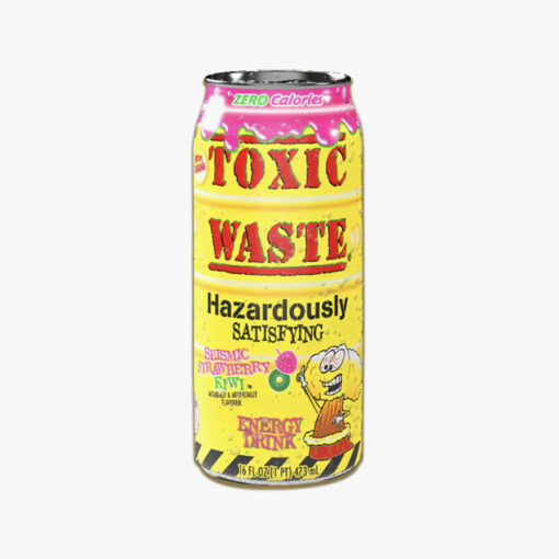 Toxic Waste Seismic Strawberry Kiwi Energy Drink 473ml